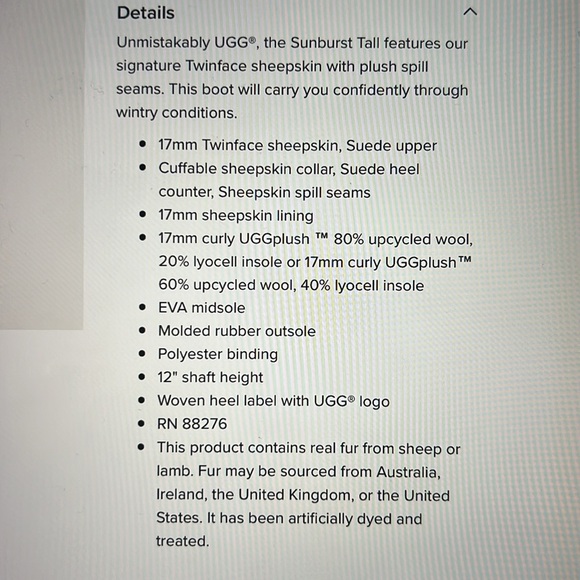 UGG Women’s Sunburst Talk Boots Size 8 - Picture 11 of 11